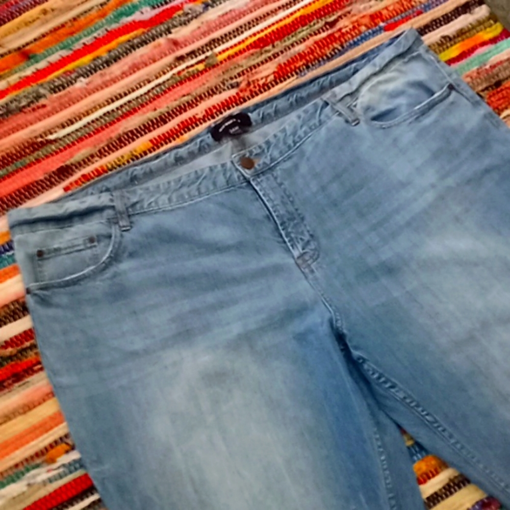 Who  What Wear Crop Denim Jeans -#1686+